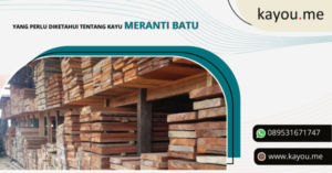 Yang Perlu Diketahui tentang Kayu Meranti Batu