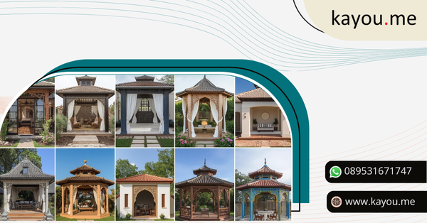 10 Inspirasi Gazebo Unik yang Jadi Spot Favorit di Properti Anda