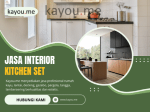 Jasa interior kitchen set